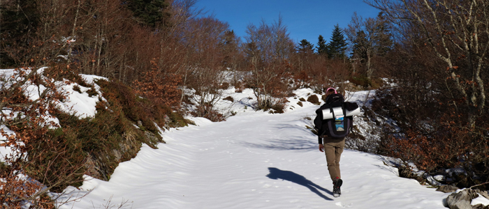 Randonnée en Soule pour atteindre le refuge