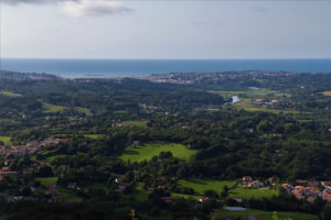 Vue sur la côte Basque